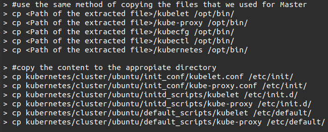Method of copying the files 